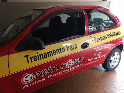Treinamento para pessoas Habilitadas Opção Certa